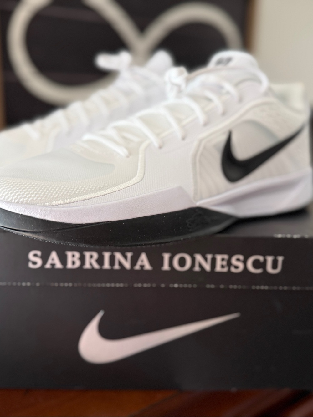 Nike Sabrina 2 TB - White and Black - Men’s Size 14 / Women’s Size 15.5